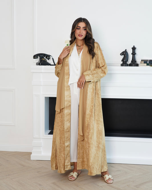 Butter Yellow Abaya