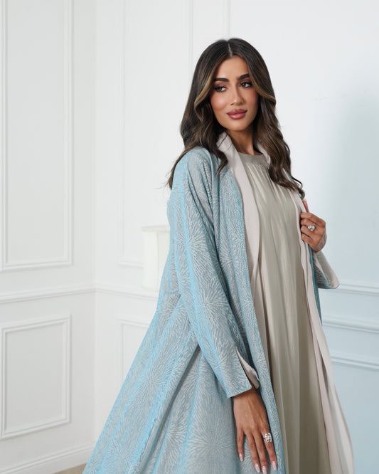 Sky Blue Abaya