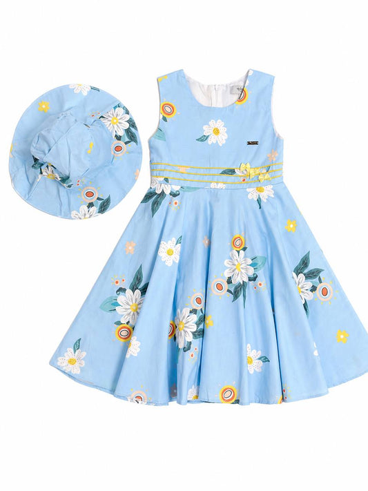 Blue Daisy Dress
