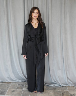 Black Silky Set