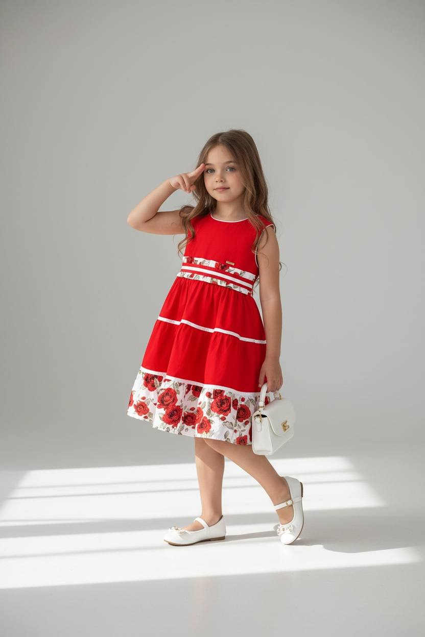 Rosalie structured Cotton Dress