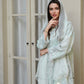Mint Embroidery Kaftan With Shaila