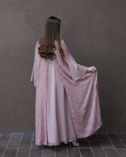 Dusty Pink Silky Chiffon