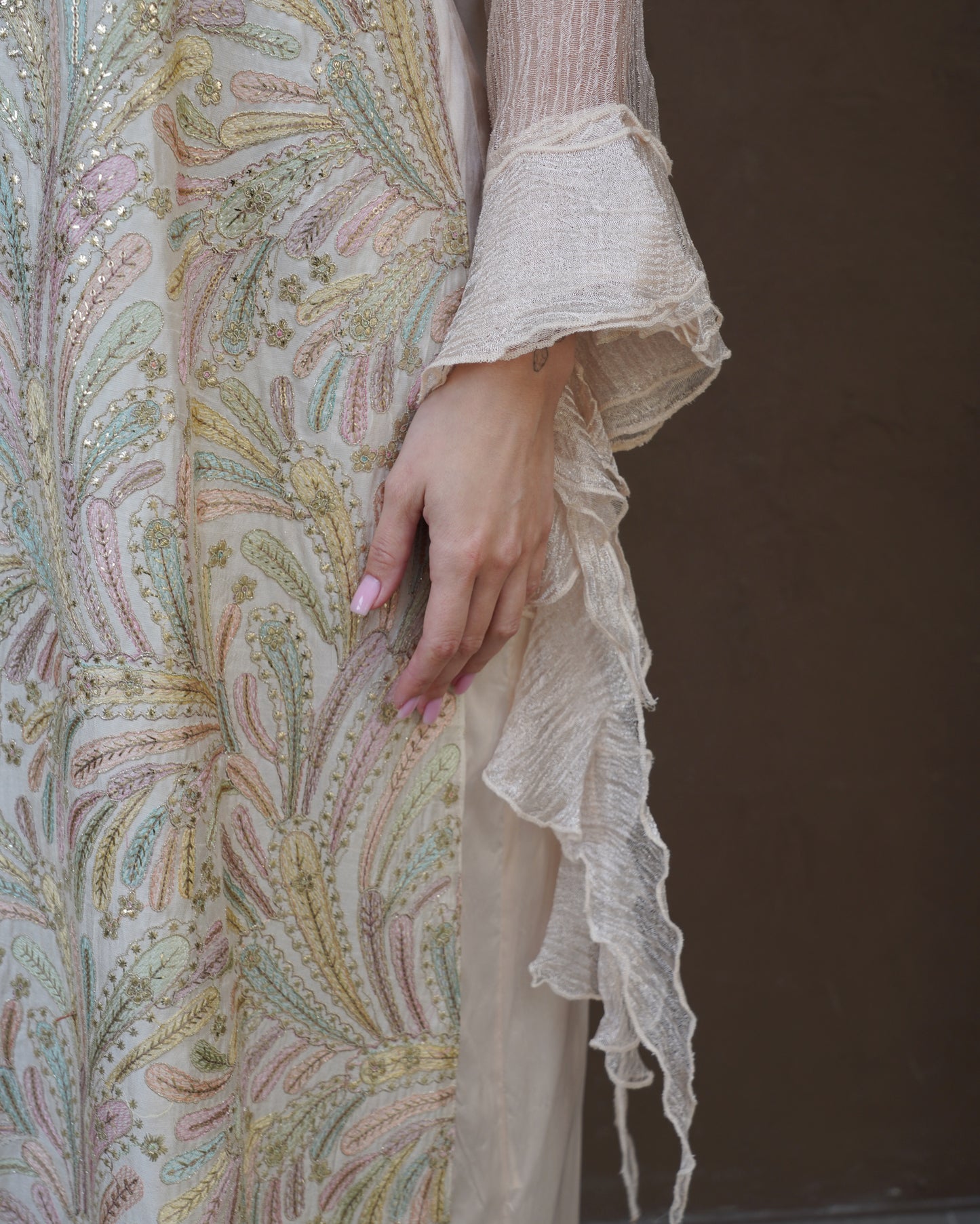 Pastel Embroidery with Shaila