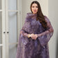 Grape Layered Organza