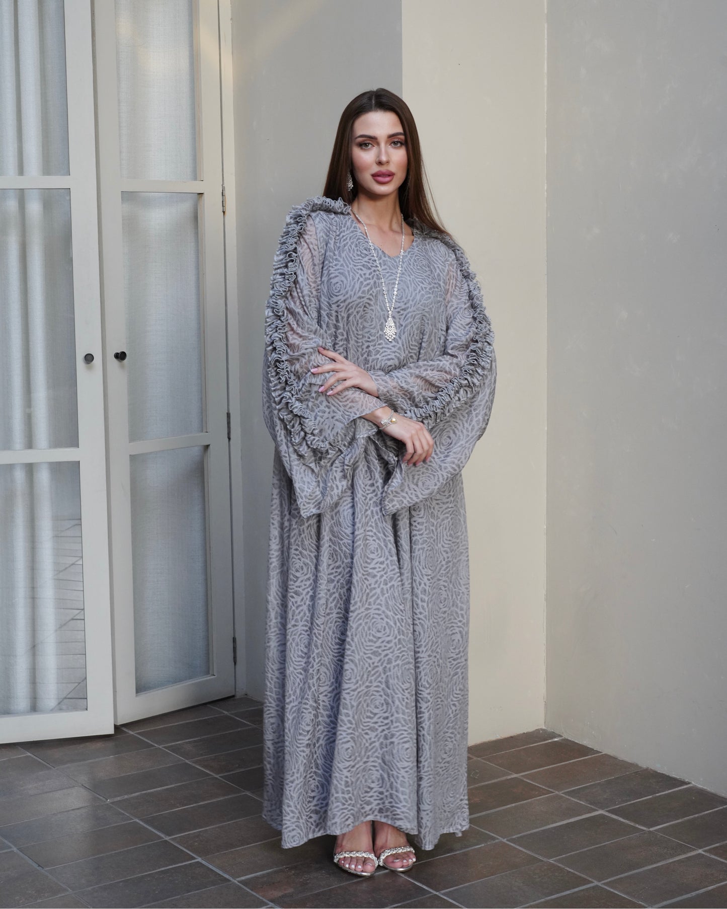Grey Flow Kaftan