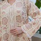 Nude Pearl Petals Kaftan with Sheila