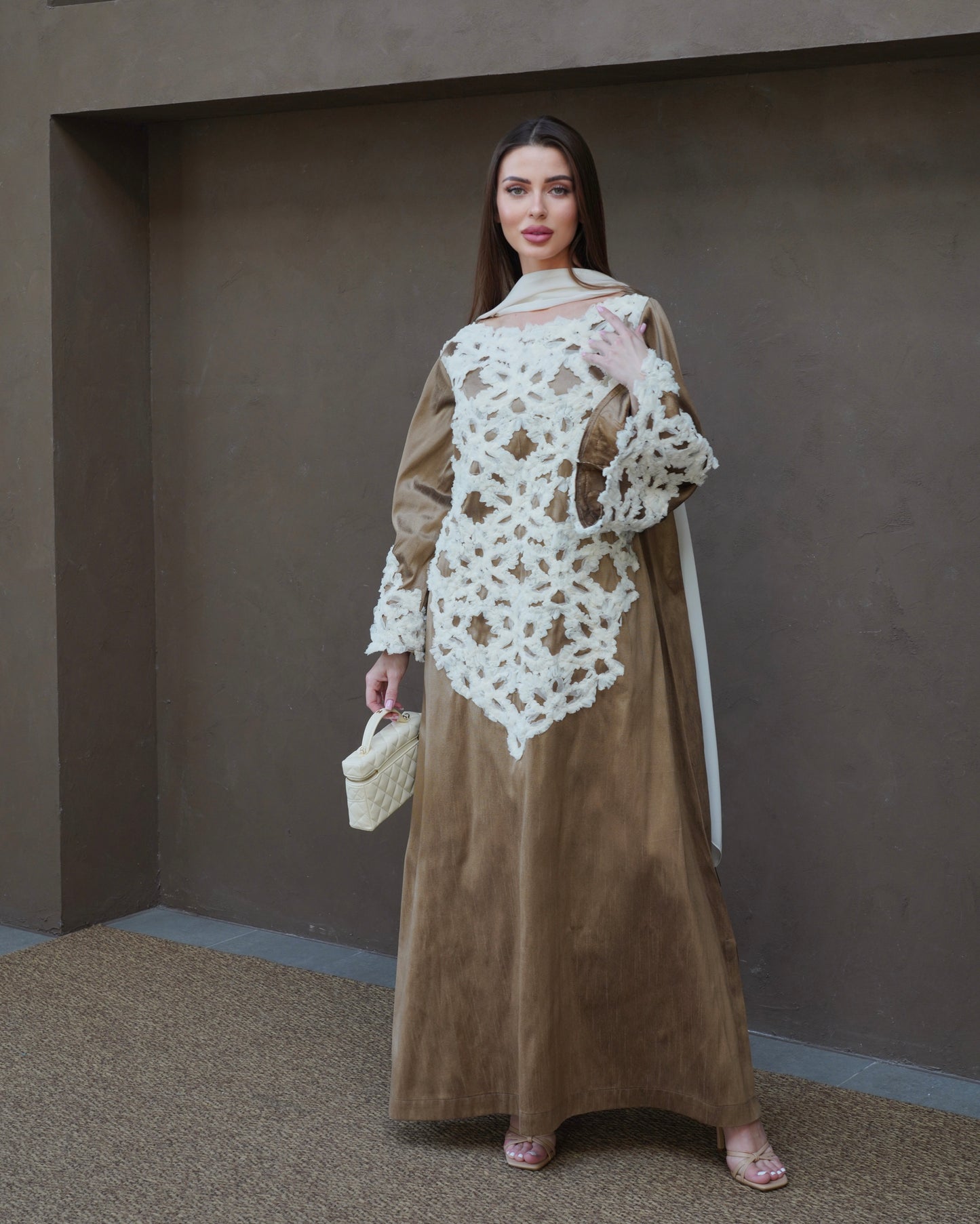 3D Floral Kaftan