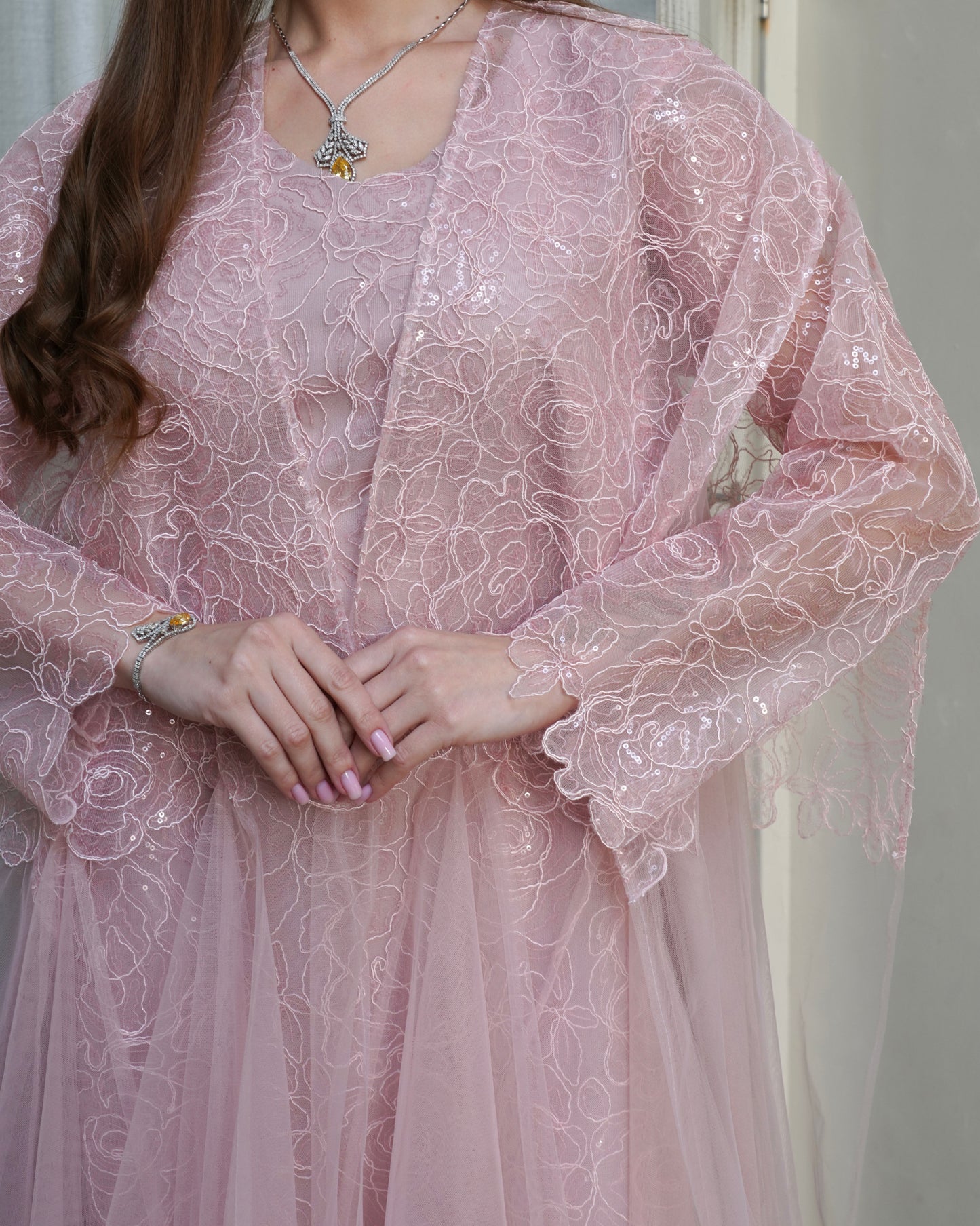 Blush Bloom Tulle
