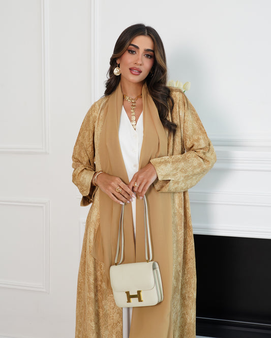 Butter Yellow Abaya