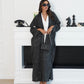 Grey Denim Abaya