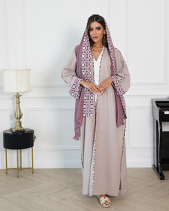 Dusty Pink Abaya