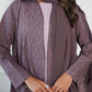 Dusty Purple Abaya