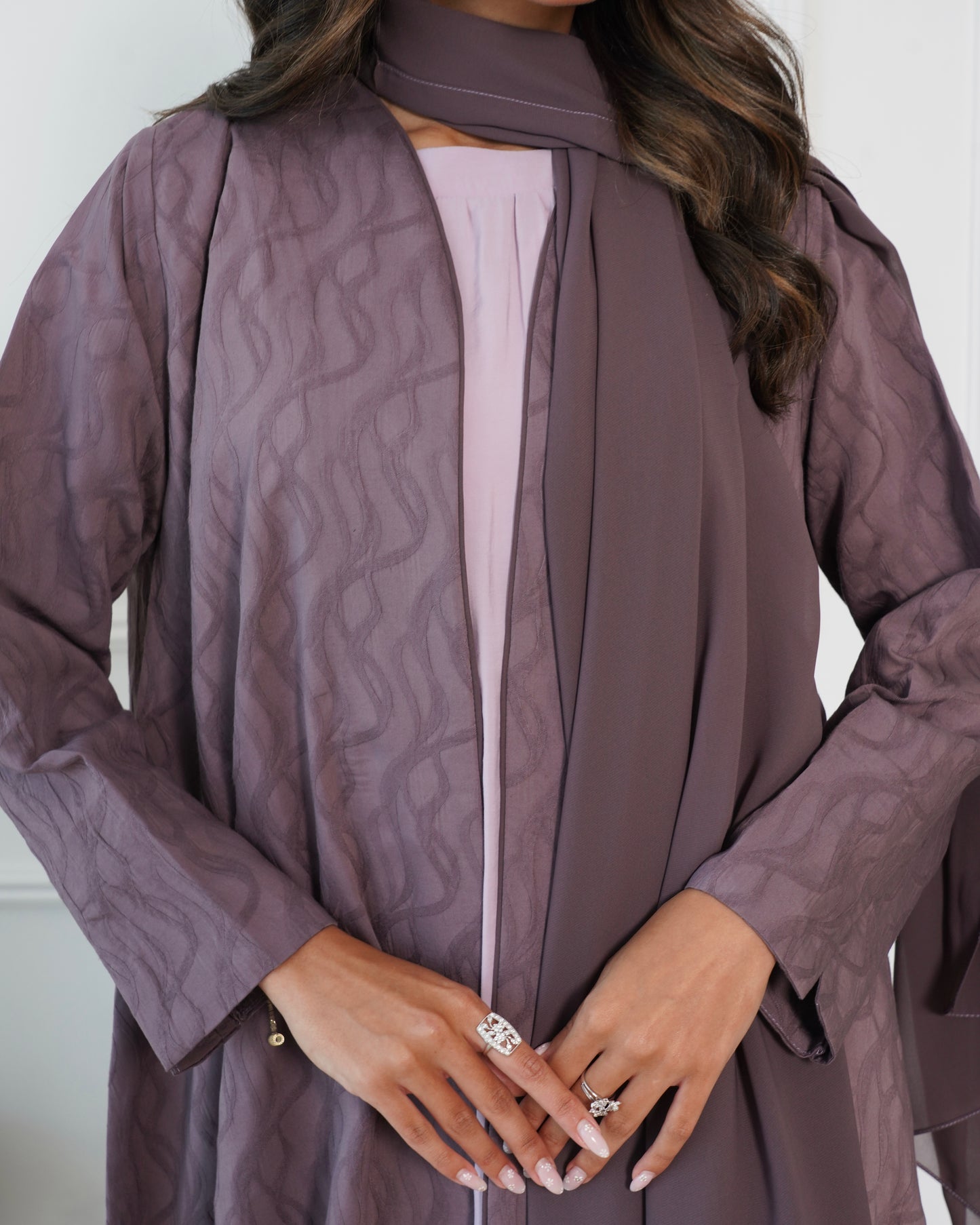 Dusty Purple Abaya