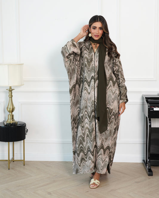 Army Green Abaya