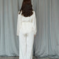 Off-white Silky Set