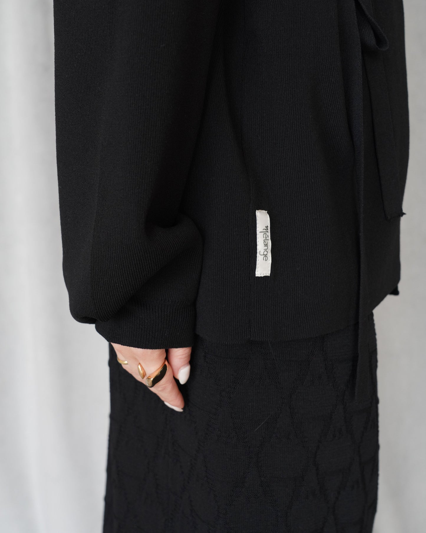 Black Knit Set