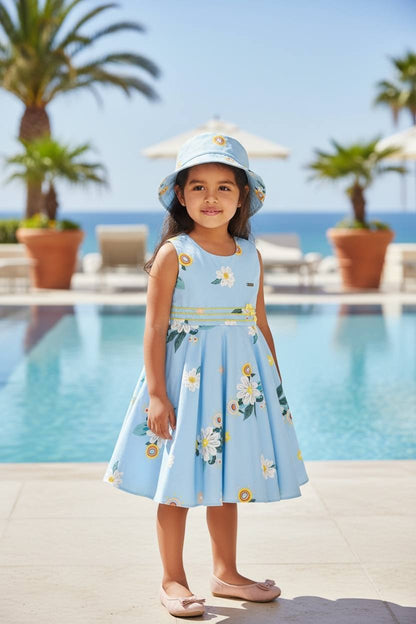 Blue Daisy Dress