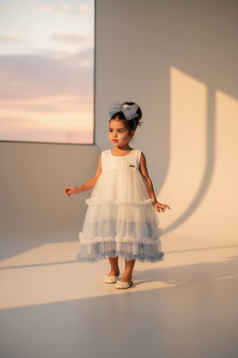 Aurielle Ombre Tulle Dress